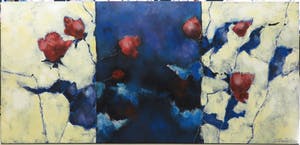 Carolina Paulussen - Olieverf op doek, Rozen (Zeer groot) kopen? Bied vanaf 450!