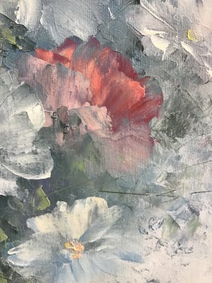 Niet of onleesbaar gesigneerd - Pot met bloemen kopen? Bied vanaf 1!