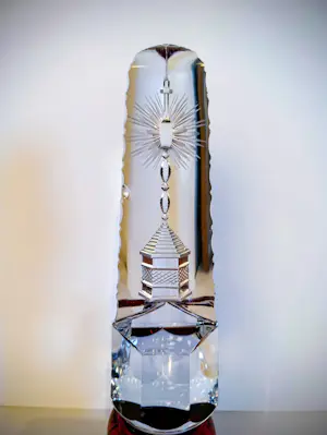 Val-Saint-Lambert - Val Saint Lambert: Prisme Holographique en Cristal. kopen? Bied vanaf 58!