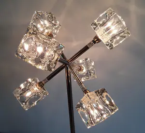 Niet of onleesbaar gesigneerd - Zware vintage designlamp "Ice Cubes Star" kaufen? Bieten Sie von 1!