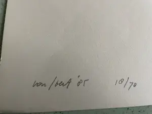 Pierre van Soest - Litho - 1985 kopen? Bied vanaf 39!