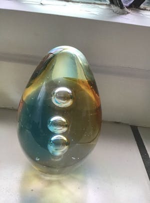 Niet of onleesbaar gesigneerd - Murano glas druppels , serie van 4 kopen? Bied vanaf 1!