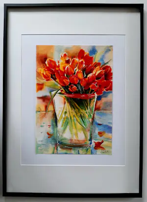 Elva Polyakova - Tulpen in vaas kopen? Bied vanaf 50!