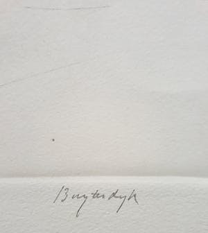 Anton Buytendijk - Abstract landschap, droge naald ets kopen? Bied vanaf 40!