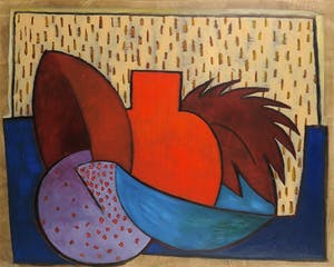 Wil Klaassen - Olieverf op papier, 25-59 - Ingelijst kopen? Bied vanaf 50!