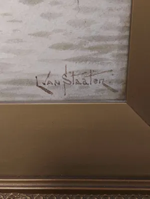 Hermanus Koekkoek (jr.) - twee schitterende aquarellen (50x40 cm) kopen? Bied vanaf 550!