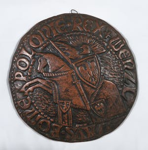 Niet of onleesbaar gesigneerd - Terracotta wandbord, Zegel van Waclaw II kopen? Bied vanaf 1!