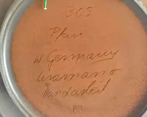 West Germany Ceramano - Wandteller Keramik mit Pfauenmotiv Mid-Century 1960er Jahre Größe 44 cm kopen? Bied vanaf 100!