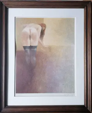 Wout Muller - vrouw op rug gezien kopen? Bied vanaf 10!