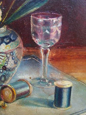 Niet of onleesbaar gesigneerd - Stilleven kopen? Bied vanaf 10!