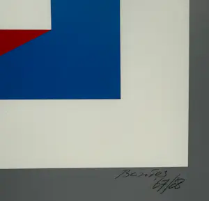 Bob Bonies - handgesigneerde zeefdruk | 'zonder titel' | 1967 (ZELDZAAM) kopen? Bied vanaf 20!