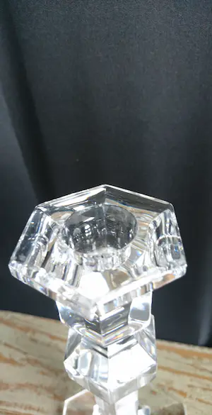 Val-Saint-Lambert - Kristallen kandelaar "Galatée" kopen? Bied vanaf 1!