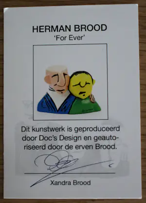 Herman Brood - Beeld: "For Ever" (friends) + certificaat kopen? Bied vanaf 125!