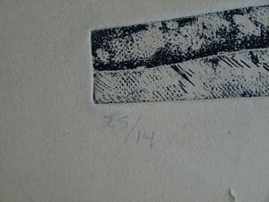 Niet of onleesbaar gesigneerd - Reliëfdruk , “Creation” – gesigneerd – 1971 – nr 14 van 21 ex. kopen? Bied vanaf 10!