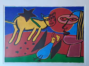 Corneille - Femme au Masque et Chat kopen? Bied vanaf 475!