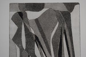 Maria de Ronde - Aquatint - Compositie II - 1979 kopen? Bied vanaf 50!