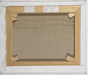 Paul Overhaus - Olieverf op doek, Bomen in polder - Ingelijst kopen? Bied vanaf 1!