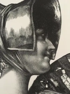 Niet of onleesbaar gesigneerd - Charmante dame met waaier kopen? Bied vanaf 1!