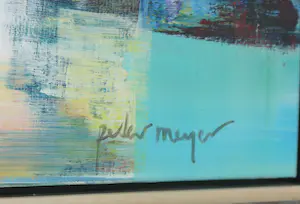 Peter Meijer - Acryl op doek, Hollands landschap / Zomer - Ingelijst (Zeer groot formaat!) kopen? Bied vanaf 400!