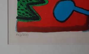 Corneille - " CHANT D' ETE " Zeefdruk uit 1992 kopen? Bied vanaf 225!