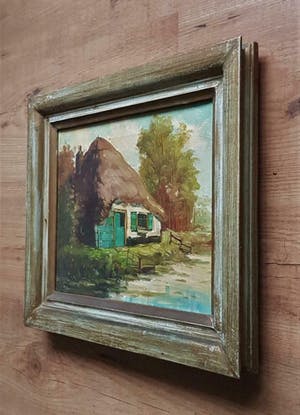 Niet of onleesbaar gesigneerd - Boerderij bij sloot kopen? Bied vanaf 1!