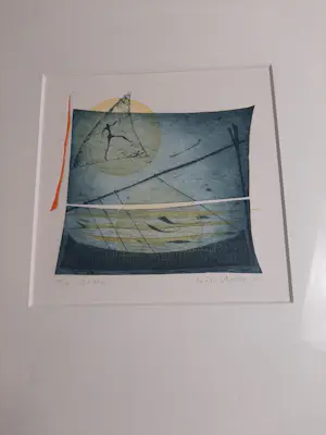 Lieke Vreede - Ets, Titel, Icarrus kopen? Bied vanaf 35!