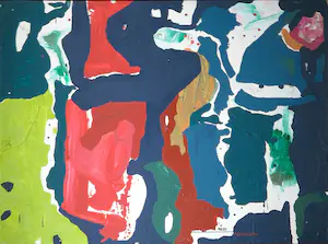 Mario Eloy - Olieverf op doek, Kleurmotieven 100 - Ingelijst (Groot) kopen? Bied vanaf 100!