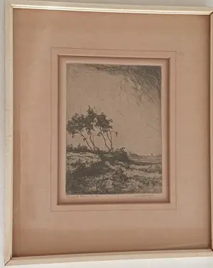 Willem Frederik Noordijk - Ets Heide Laren Noord-Holland kopen? Bied vanaf 65!