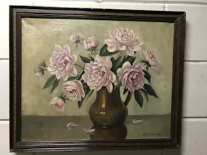 Huibert Schallenberg - Vaas met Pioenrozen kopen? Bied vanaf 40!