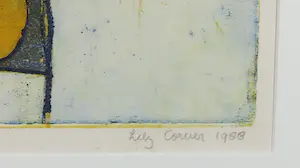 Lily Corver - Ets / aquatint, Zonder titel - Ingelijst kopen? Bied vanaf 40!