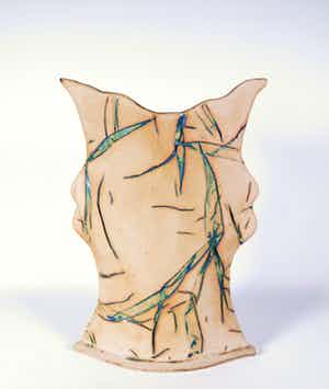 Ed Meissenberg - Aardewerk, Vaas verkocht voor € 35!