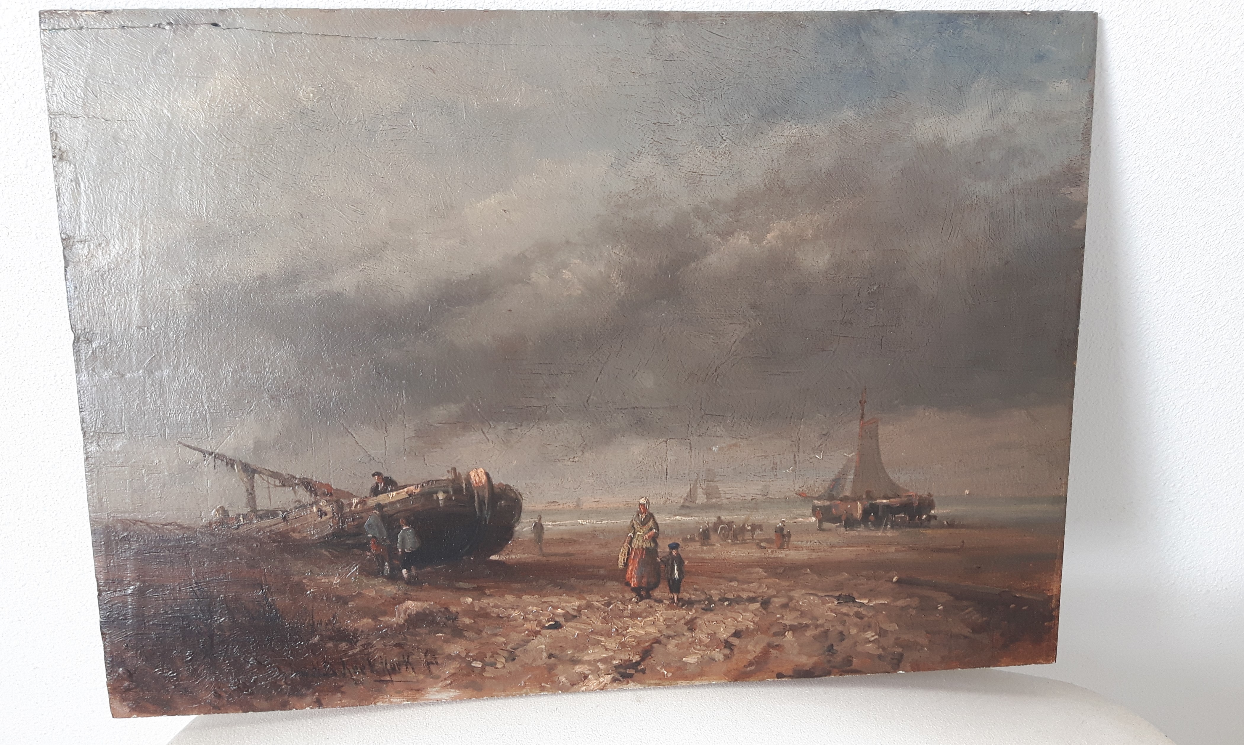 Johannes H. B. Koekkoek - Strandgezicht kopen? Bied vanaf 850!