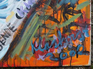 Peter Klashorst - Acrylverf op doek , “Ik Jan Cremer” - 120 x 100 cm – 2002 kopen? Bied vanaf 425!