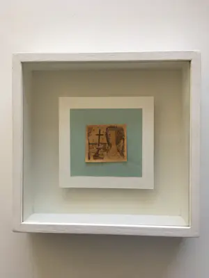 Jan Schoonhoven - Vrouw met kruis, bidprentje kopen? Bied vanaf 100!