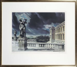 Carel Willink - Giclée, Terras met Hercules - Ingelijst kopen? Bied vanaf 200!