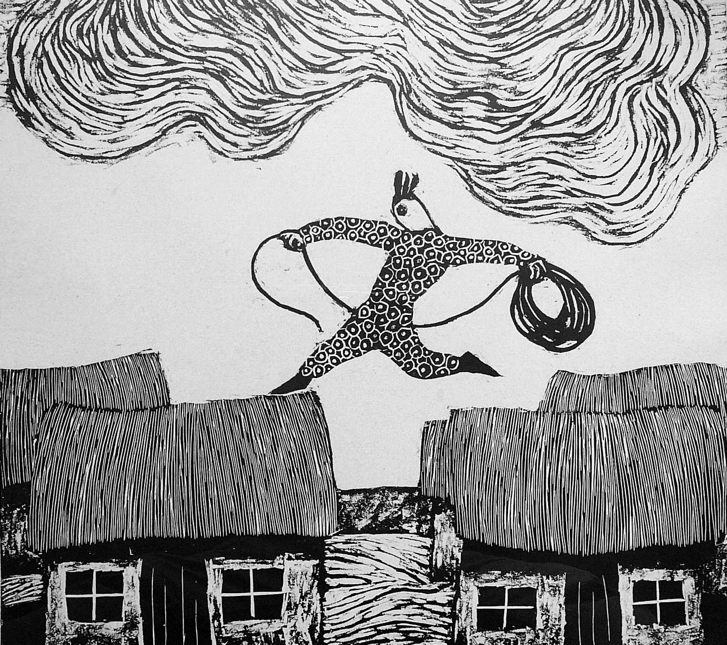 Niet of onleesbaar gesigneerd - Geen titel -houtdruk- kopen? Bied vanaf 1!