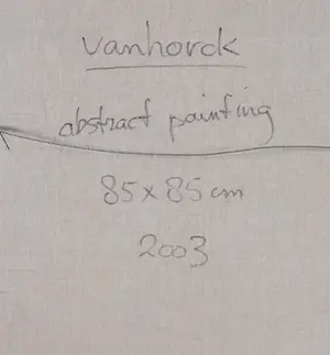 Hans Vanhorck - Olieverf op doek, Abstract painting kopen? Bied vanaf 1!