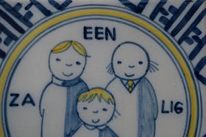 Dick Bruna - Keramische Tegel - Een Zalig Museum - 1973 kopen? Bied vanaf 75!