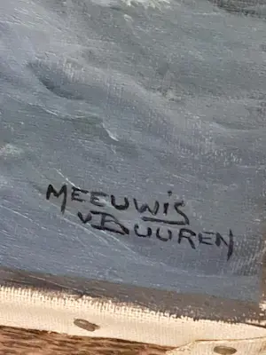 Meeuwis van Buuren - Authentiek Zeegezicht Meeuwis van Buuren (1902-1992) – Herkomst Gebr. Koch kopen? Bied vanaf 110!