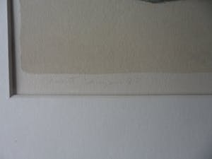 Mart Kempers - Kleurenlitho met een schaal met kersen. kopen? Bied vanaf 40!