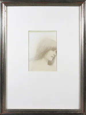 Herman van Rossum - Olieverftekening, Portret en profil kopen? Bied vanaf 60!