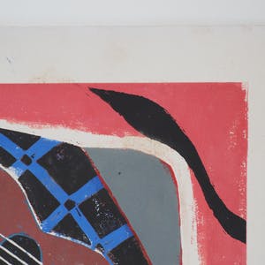 Betty Scheer - Gitaar op geruit kleed kopen? Bied vanaf 25!