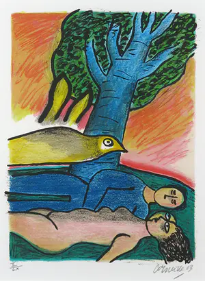 Corneille - Litho, Zonder titel - Ingelijst kopen? Bied vanaf 200!