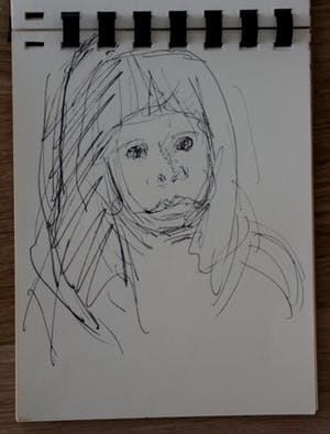 Gerard Fieret - Schetsboekje incl 8 tekeningen(4 handgesigneerd) - 1975 kopen? Bied vanaf 375!