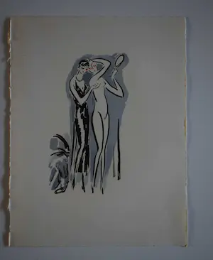 Kees van Dongen - Pochoir - Elkaar opmaken kopen? Bied vanaf 300!