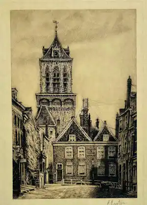 Elisabeth Coster - Stadhuis Delft verkauft für € 35!