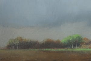 Kees Alderliesten - Olieverf op hardboard, Landschap kopen? Bied vanaf 1!