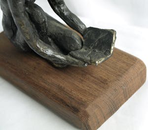 Astrid Veldhuyzen-Koppen - Bronzen leesbeeld / leesbeeldje , “Ontdekkingsreis“ - 2001 kopen? Bied vanaf 1!