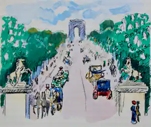 Kees van Dongen - Litho: "La révolte des anges" - 1951 kopen? Bied vanaf 199!