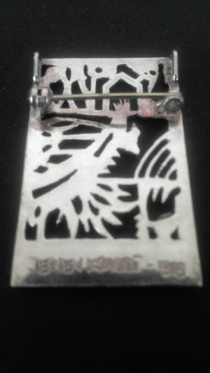 Jeroen Krabbé - Zilveren broche/hanger kopen? Bied vanaf 59!